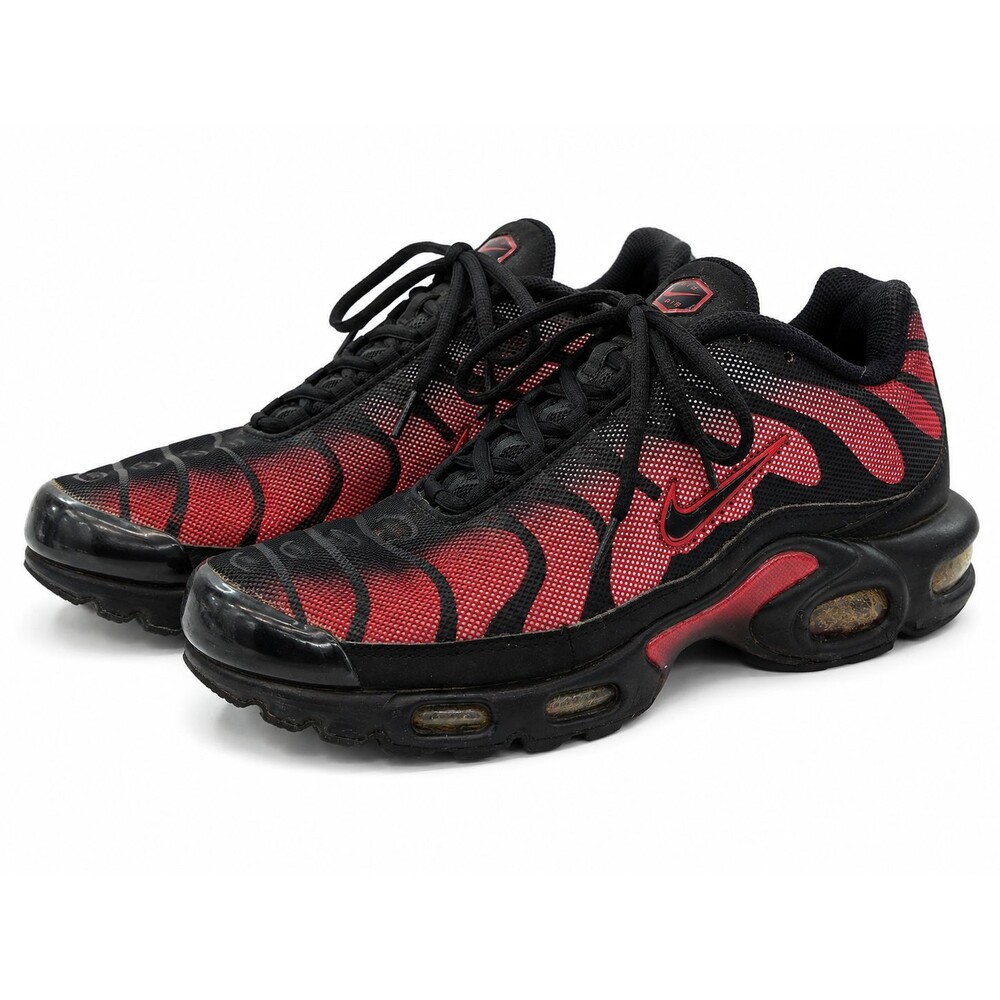 Nike Air Max Plus TN Bred Reflective Men's 9 DZ4507-600 Cracked Air READ